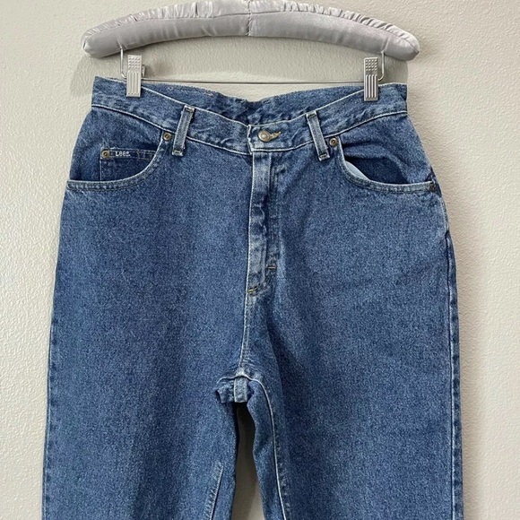 Vintage Lee Womens Mom Jeans High Rise Size 12 Medium 31 inseam - Picture 9 of 10